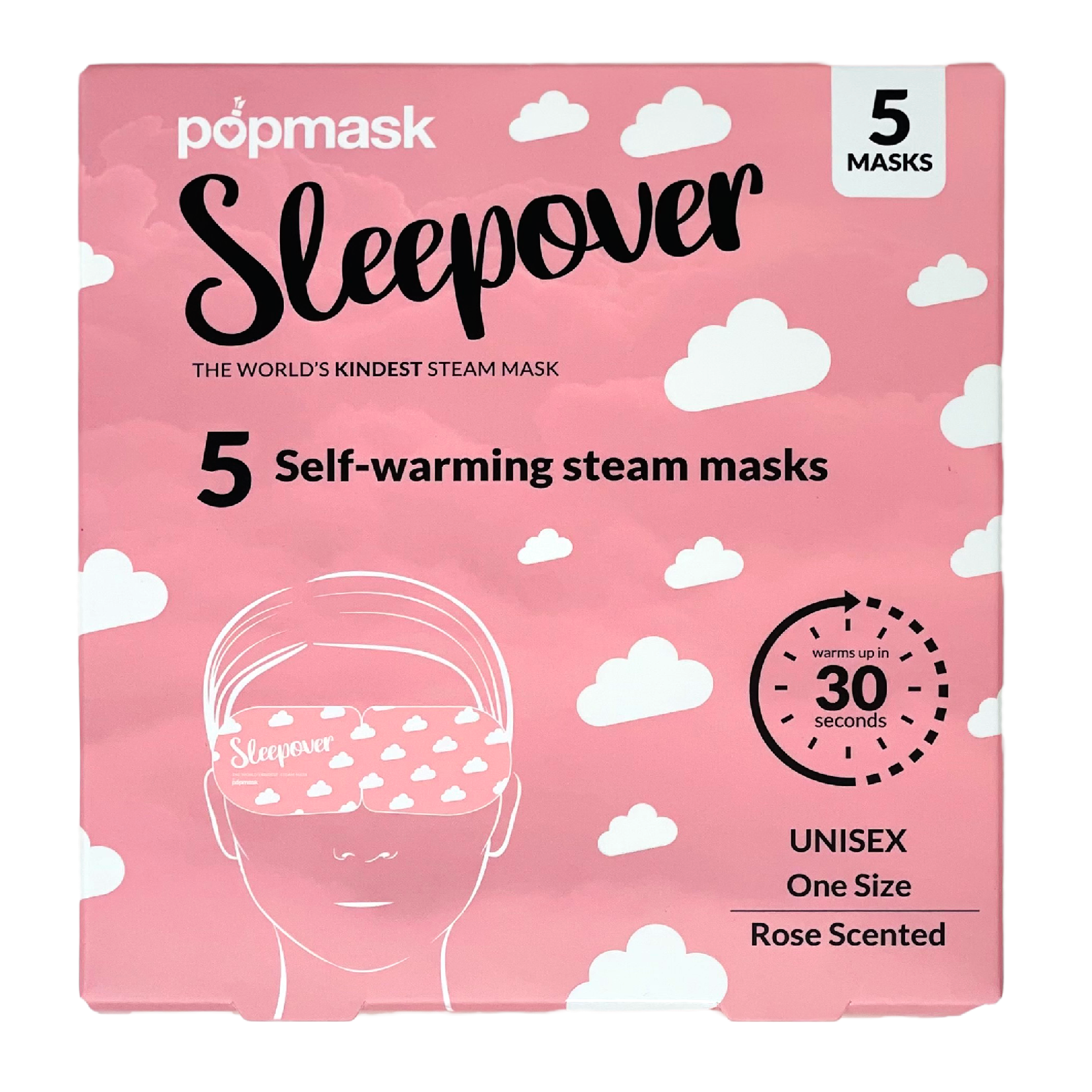 Popmask London - Wholesale Slaap-/oogmasker - Logeerpartij Zelfverwarmend Oogmasker Bundel1