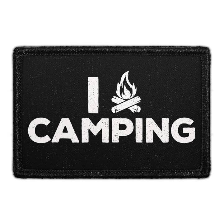 I Fire Camping - Toppa rimovibile per la vendita all'ingrosso da parte di Pull Patch