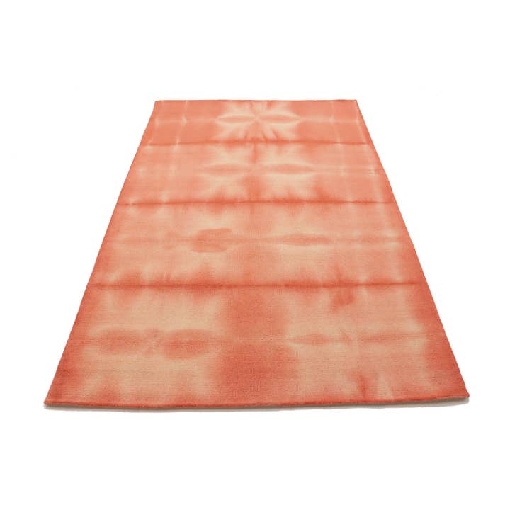 Alfombra moderna Coral Tie-Dye 5x8 tejida a mano para venta al por mayor de Magic Rugs Inc.