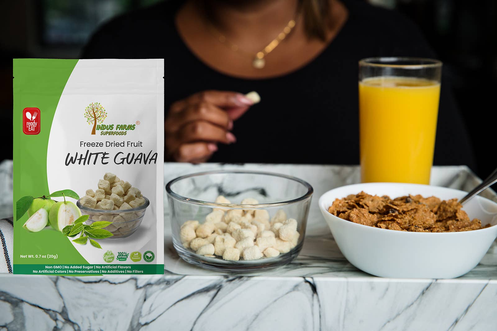 Indus Farms Superfoods - Wholesale Dried/Dehydrated Fruit - 100% Pure Freeze Dried White Guava, GMO-Free, Paleo, Vegan6