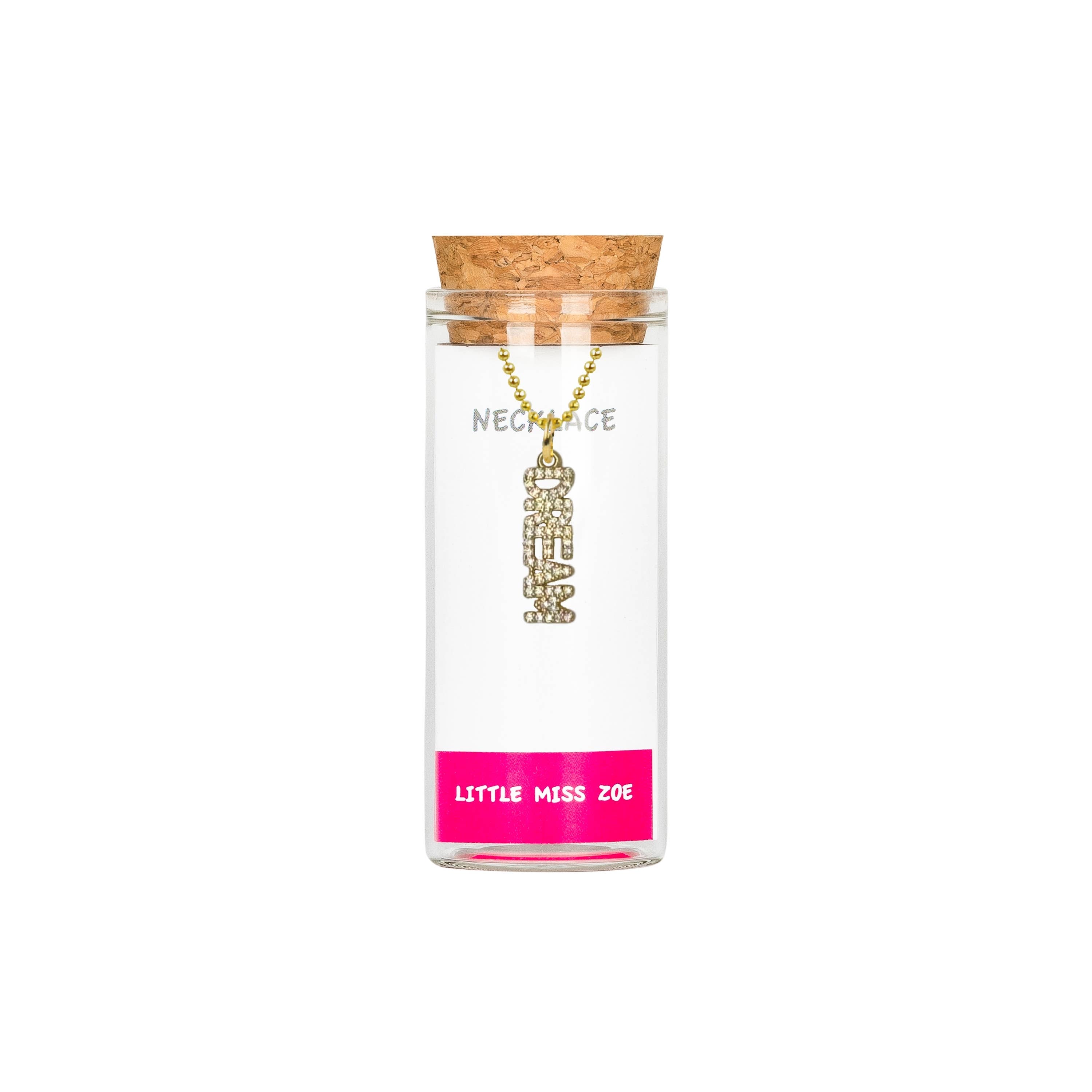 Little Miss Zoe - Wholesale Kids Necklace - Kids - Kids Charm Necklace in a glass bottle65