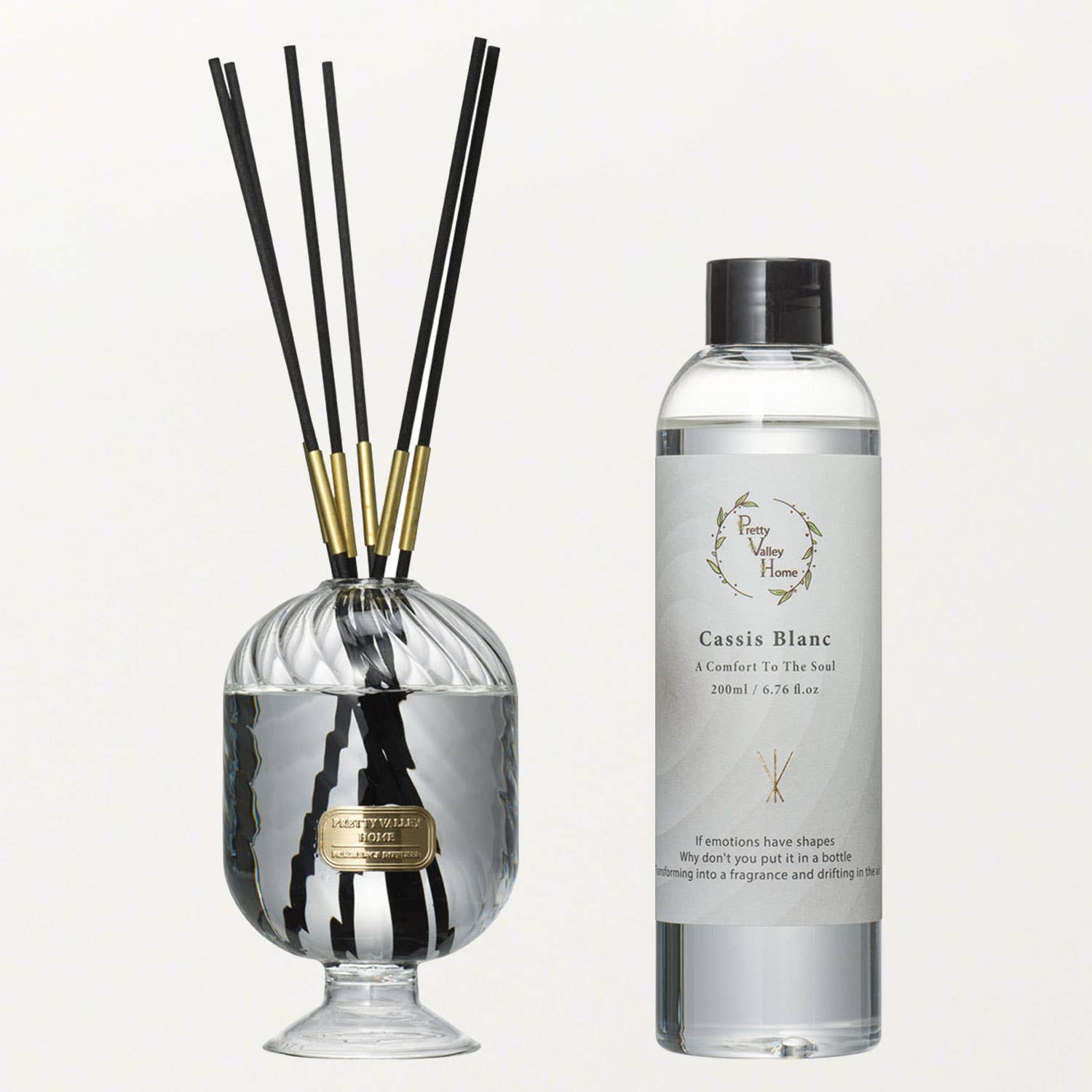 Pretty Valley Home – Großhandel Reed-Diffusor – Kristallglas-Diffusor-Sets mit Duftstäbchen - Wohnkultur & Geschenke3