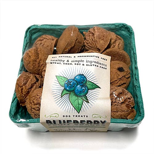 Bubba Rose Biscuit Co. - Wholesale Pet Treats - Dog - Blueberry Fruit Crate Box
