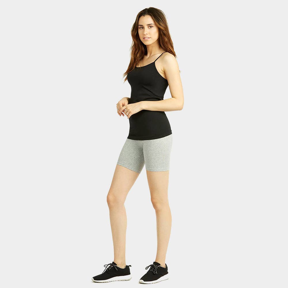 Sensibling Corp. - Wholesale Athletic Shorts - Women's - Ladies High Waisted 15 Inch Outseam Shorts Leggings
10