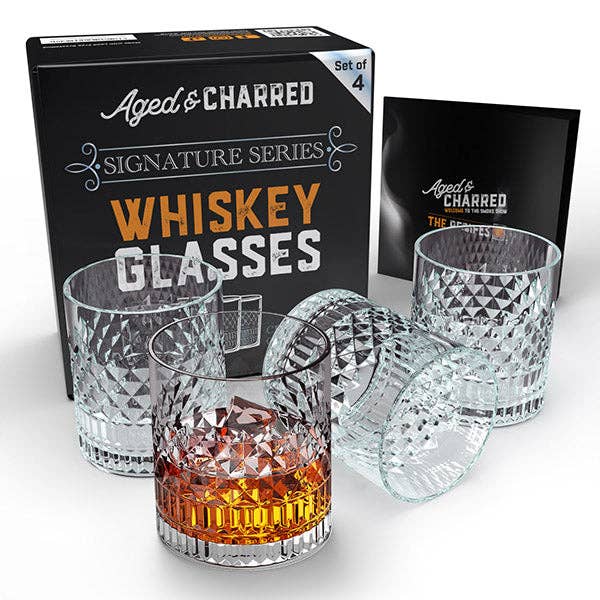 Signature Series Glasses for wholesale by Aged & Charred