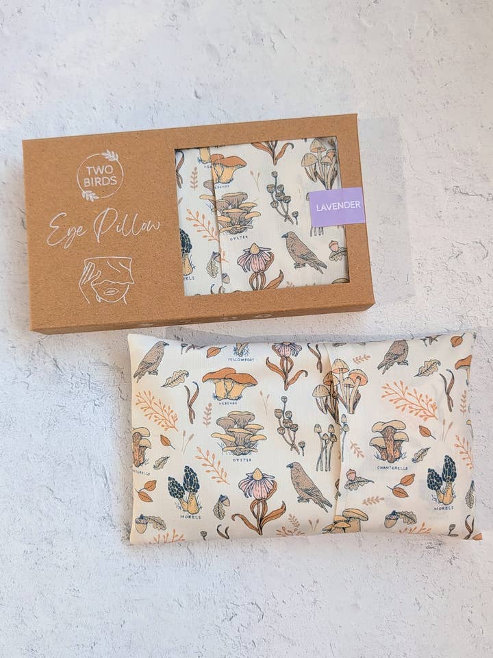 Cuscino per occhi ponderato per aromaterapia - Pacific Fungi per la vendita all'ingrosso da parte di Two Birds Eco Shop