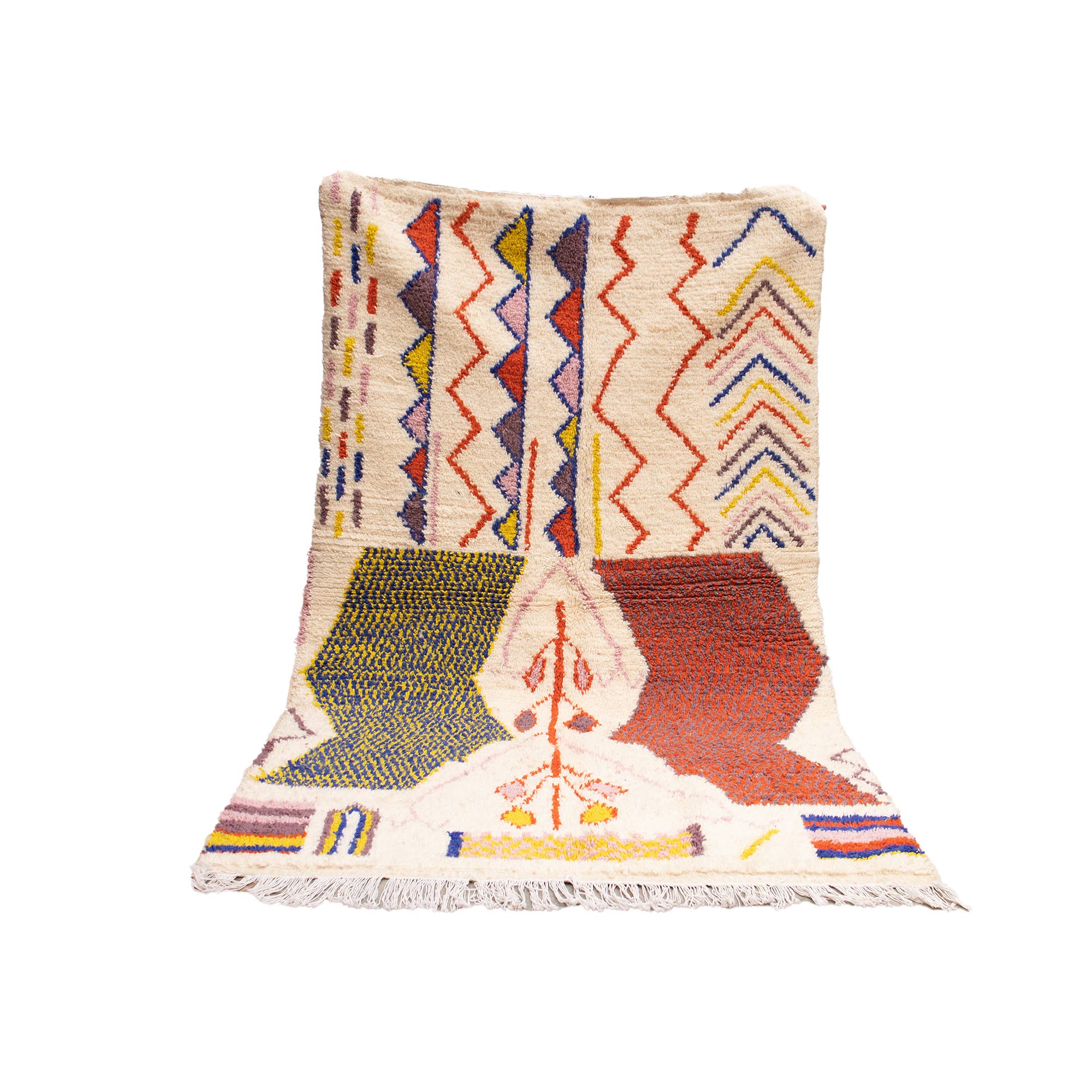 woolsouk ( We handle U.S. import procedures for you ) - Wholesale Area rug - Colorful Moroccan Rugs-moroccan carpet-Azilal rug(113)