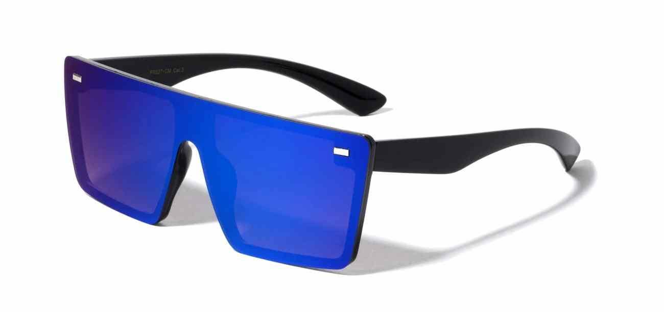 Sunrayzz Imports - Wholesale Sunglasses - Unisex - Flat Top Rimless Shield Sunglasses p6627-cm5