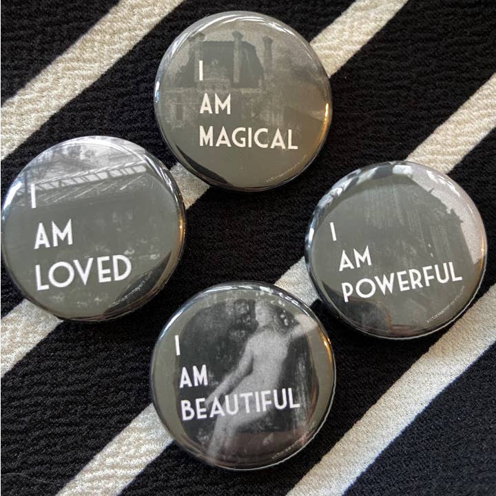 Victoria Ann Meyers - Wholesale Lapel Pin/Button - Affirmation Pinback Buttons 1.25"1