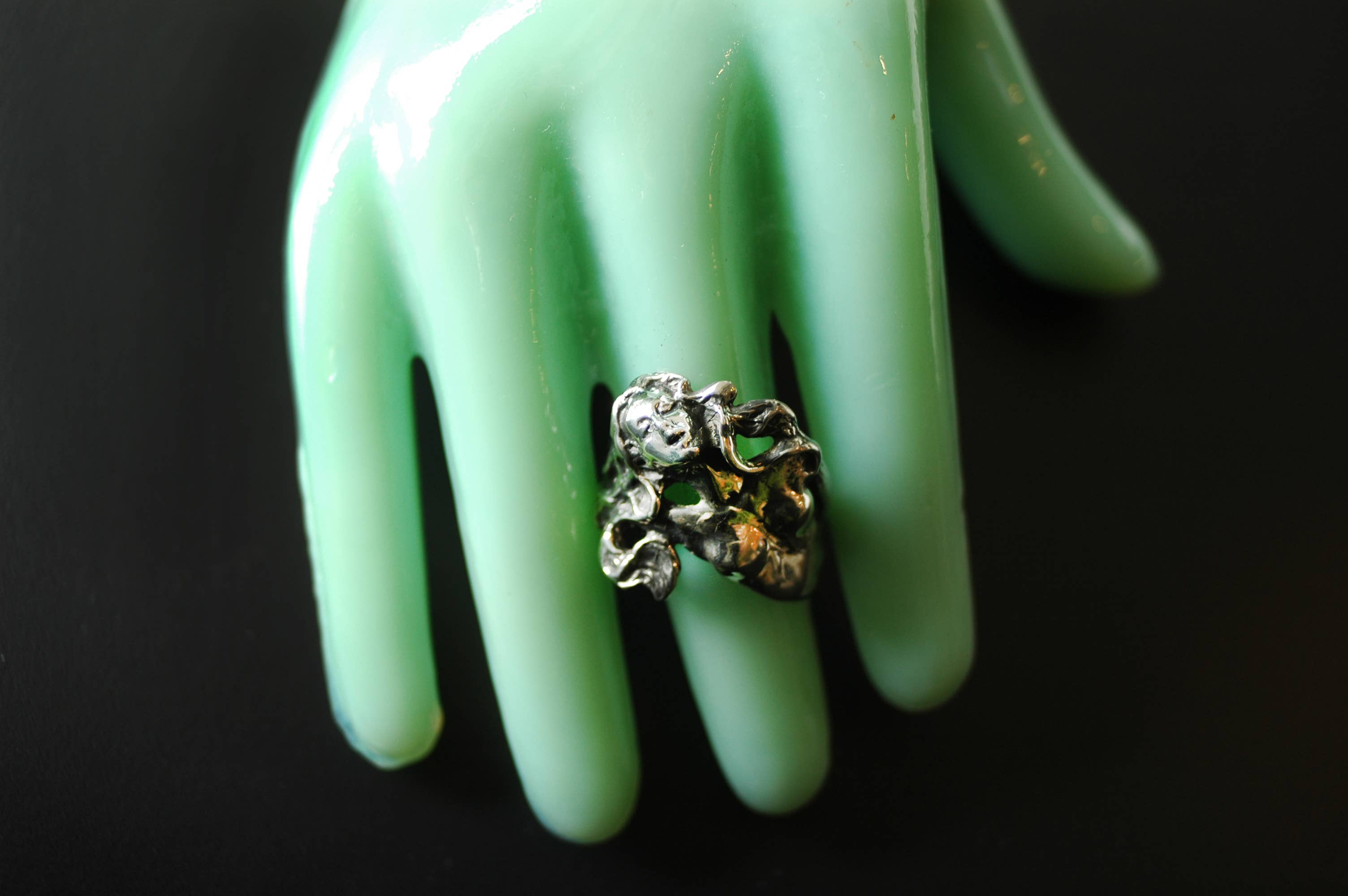 Hi Octane | SilverBotanica - Wholesale Cocktail/Statement Ring - Nouveau Nude in -Sterling Silver1