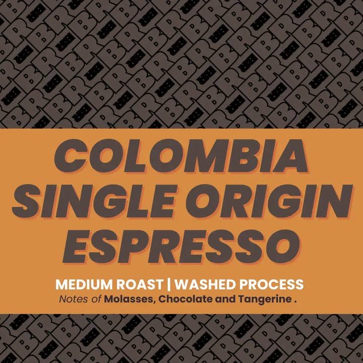 Espresso Origine Unique Colombie 2lb ou 5lb pour la vente par Brewtus Roasting