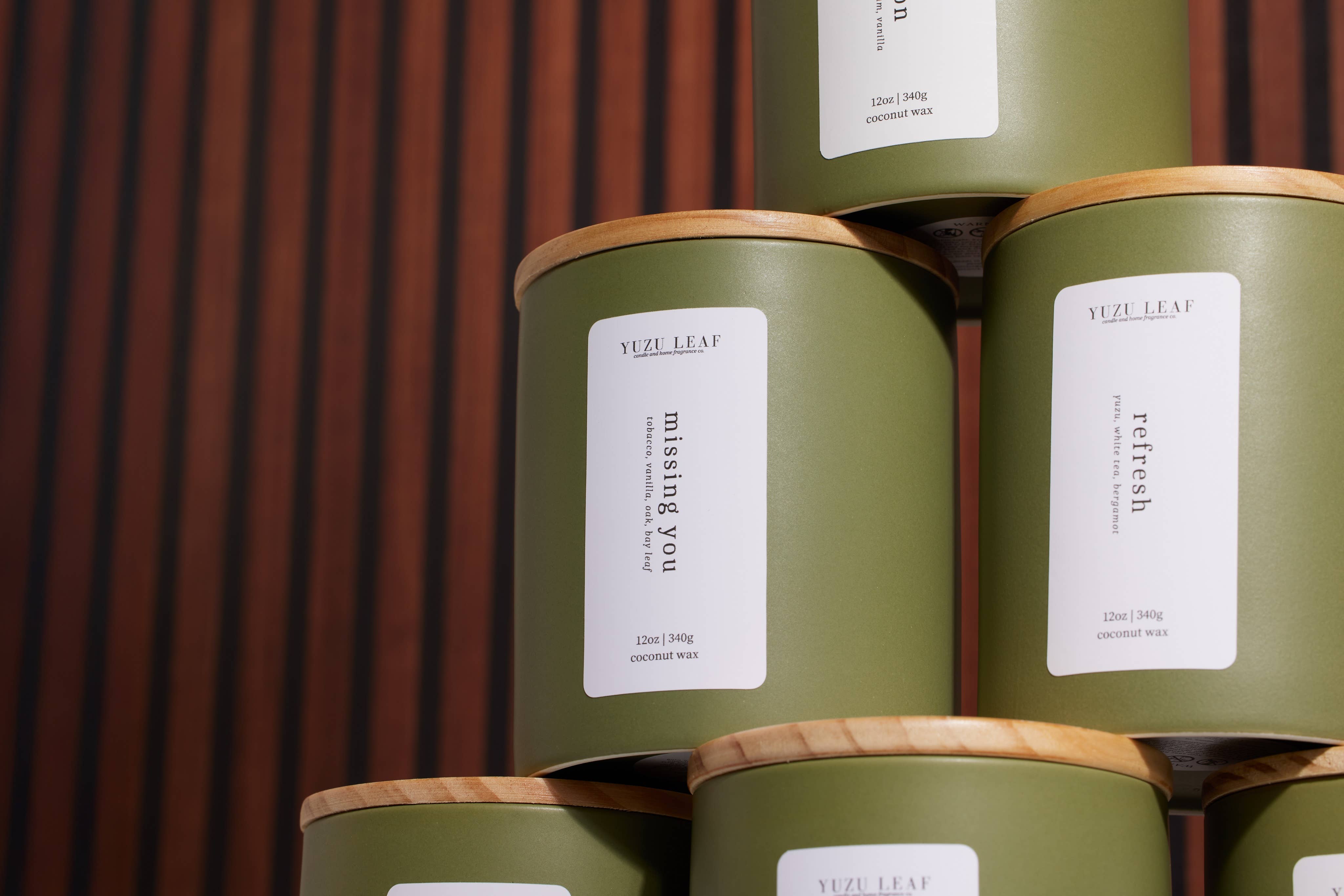 Yuzu Leaf – wholesale Jar/filled candle – Flower Garden Deluxe Jar (Gardenia, Jasmine, Grapefruit)1