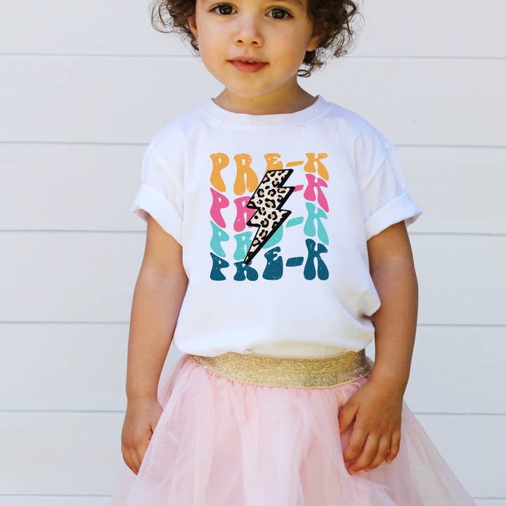 Back to School Kids Grade Graphic Tee for wholesale by SweetBee