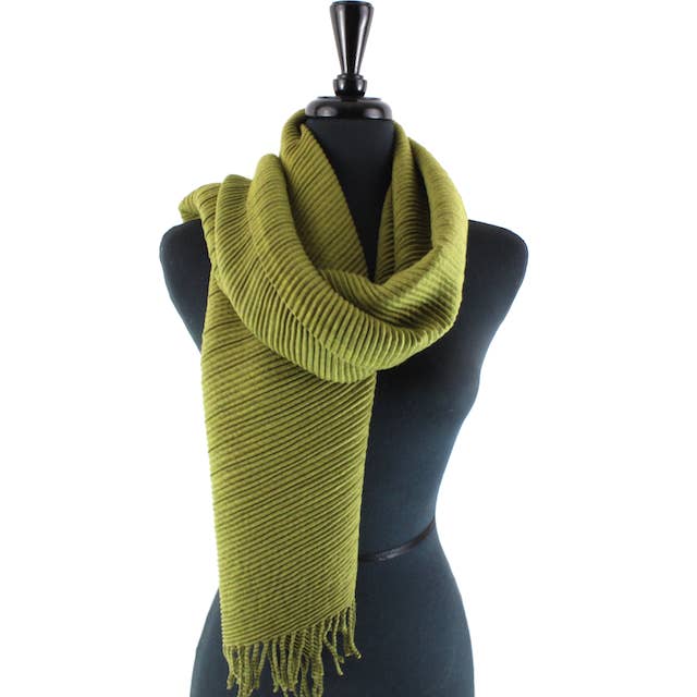 Pretty Persuasions - Wholesale Scarf - Women's - S23273 Ocean Morn Pleated Scarf
