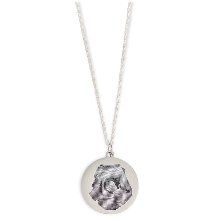 Circle Baby Ultrasound ketting voor wholesale door Gemz By Emz