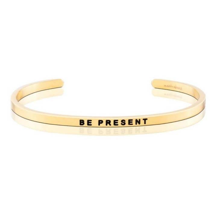 MantraBand - Vendita all'ingrosso Bracciale a polsino - Be Present - braccialetto mantraband® ispiratore