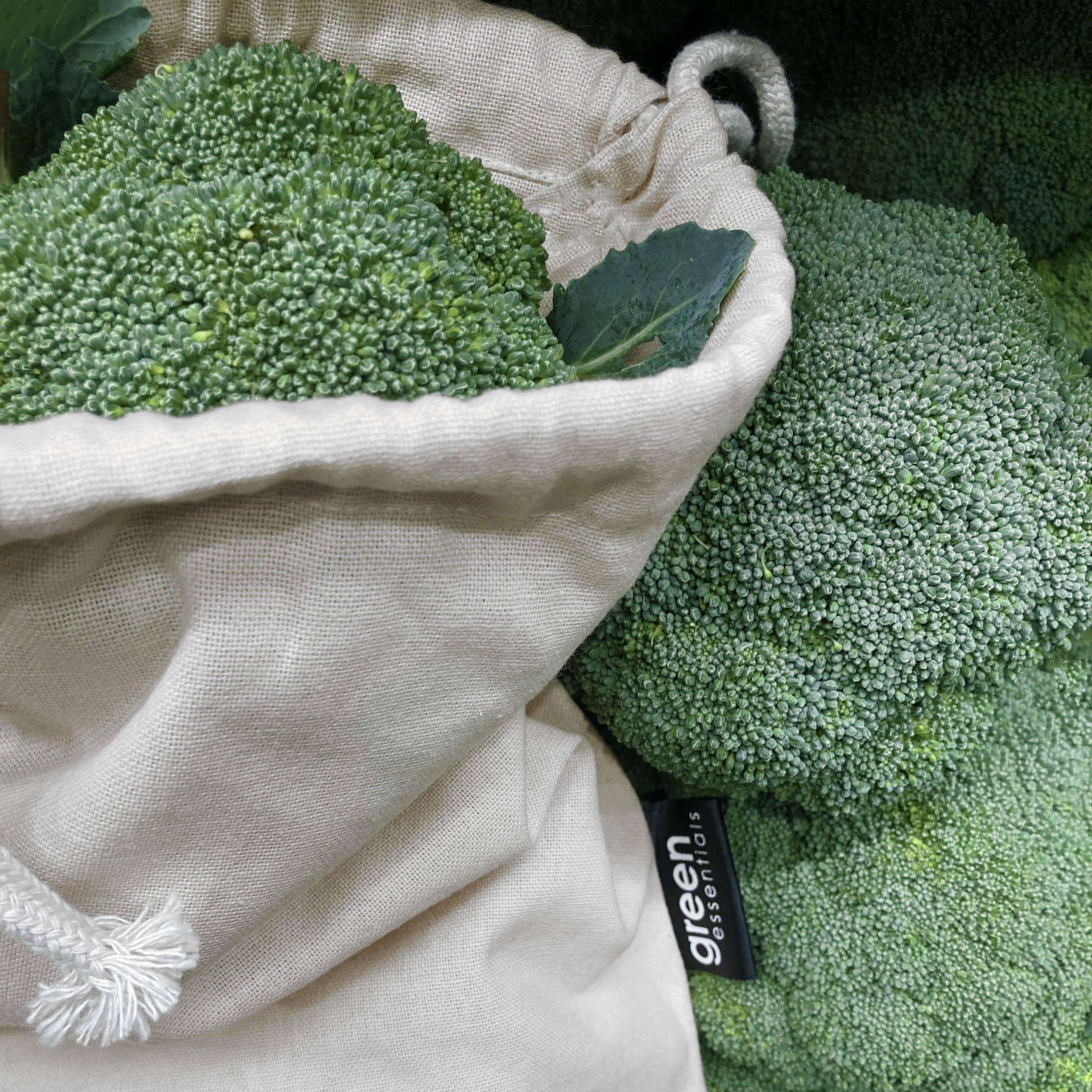 Nurture Goods - Wholesale Grocery/shopping bag - Cotton Drawstring Produce Bag0