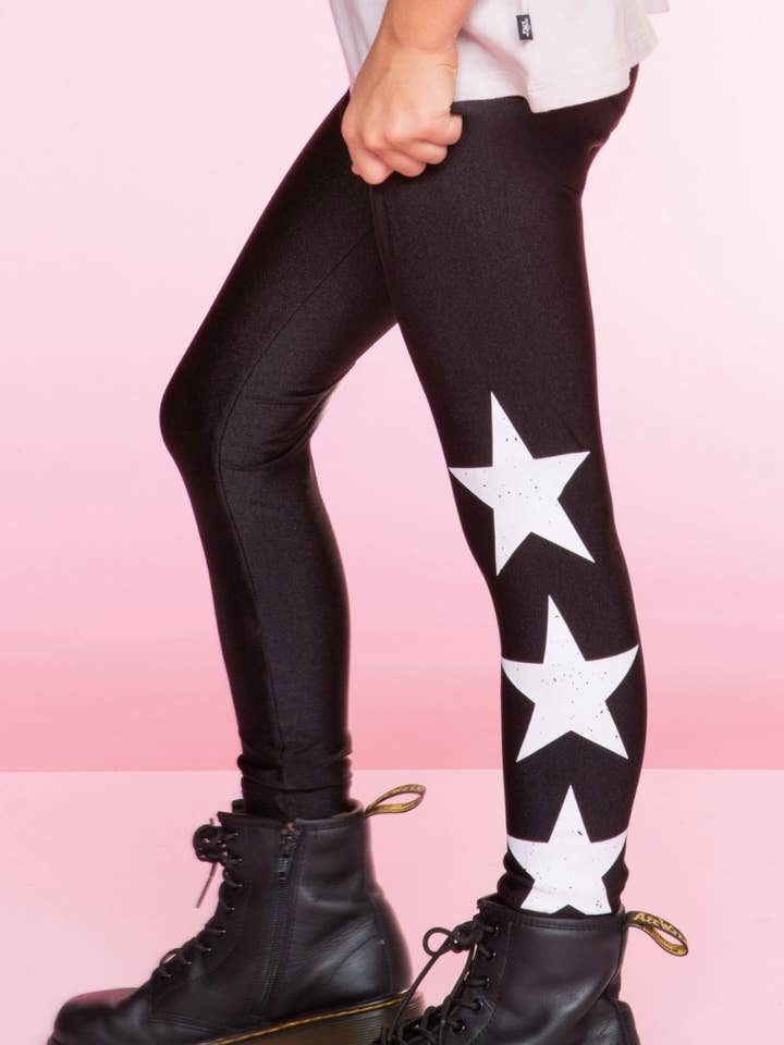 Lange Leggings in Hochglanz-Optik für den Großhandel von PixieLane