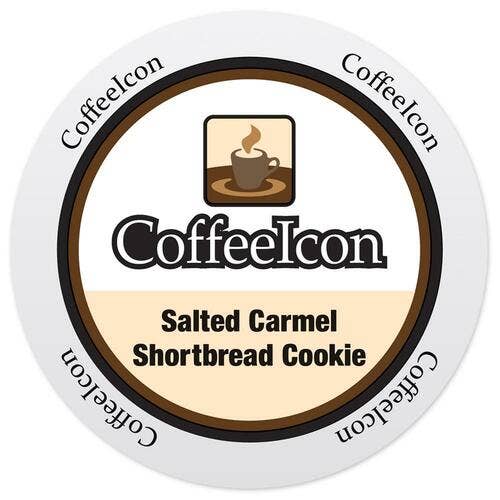 Biscoito Shortbread de caramelo salgado Coffeeicon - 24ct por atacado de Coffeeicon