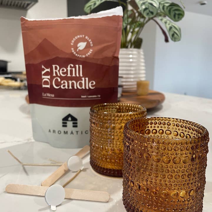 Bluecorn Candles - Wholesale Jar/Filled Candle - Zero-Waste Candle Refill Pouches – Aromática Scented Candles14