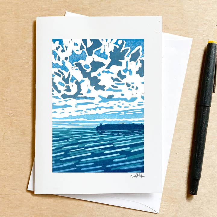 Nan Onkka Prints - Wholesale Everyday Greeting Card - Artist's Point Blank Greeting Card
