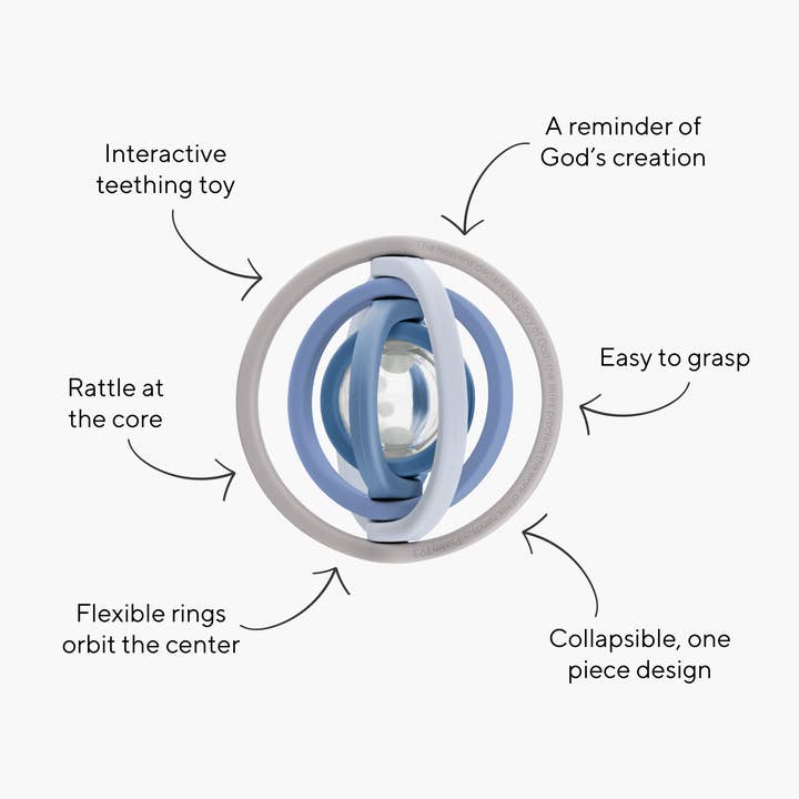 Ryan & Rose - Wholesale Handheld Rattle - Baby - Creation Rattle2