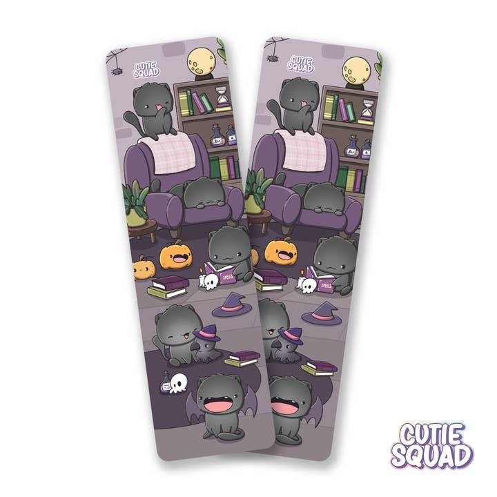 Gata Bruxa – Marcador de Página de Gato Preto Fofo | Presente Kawaii para Amantes de Livros por atacado de CutieSquad