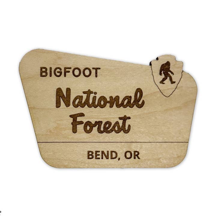 Bloom & Wander - Wholesale Magnet - Bigfoot National Forest Magnet - Camping Outdoor Customized0