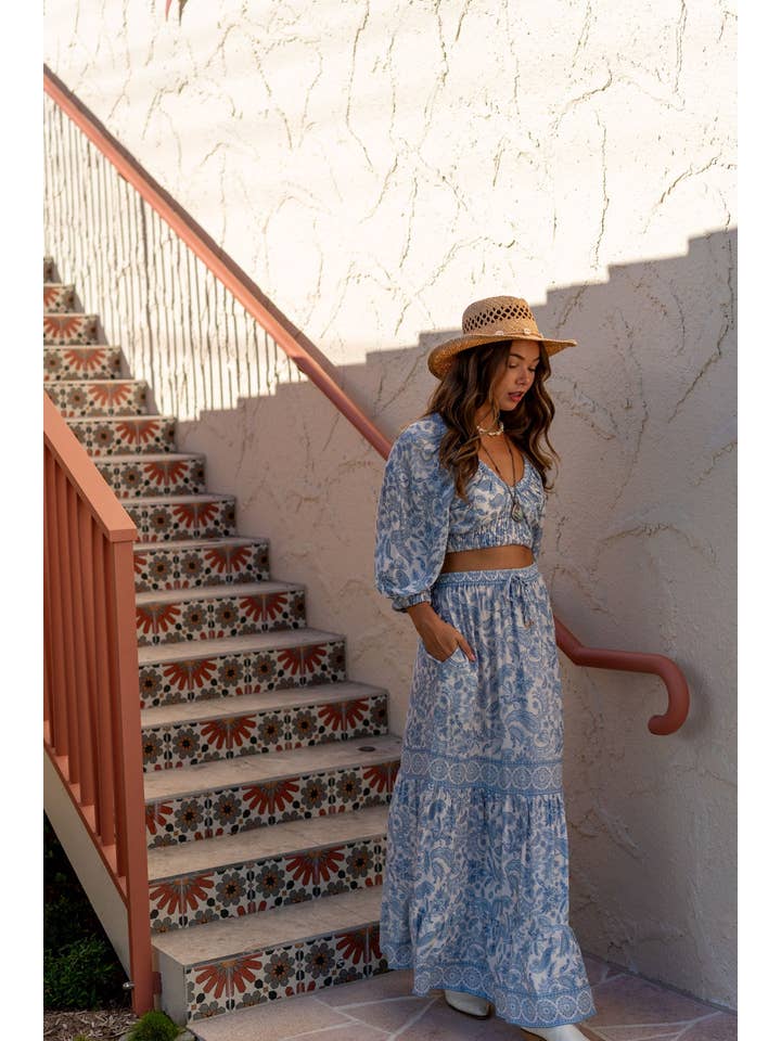 Barefoot Blonde Collection - Wholesale Skirt – Women’s - Arden Maxi Skirt3