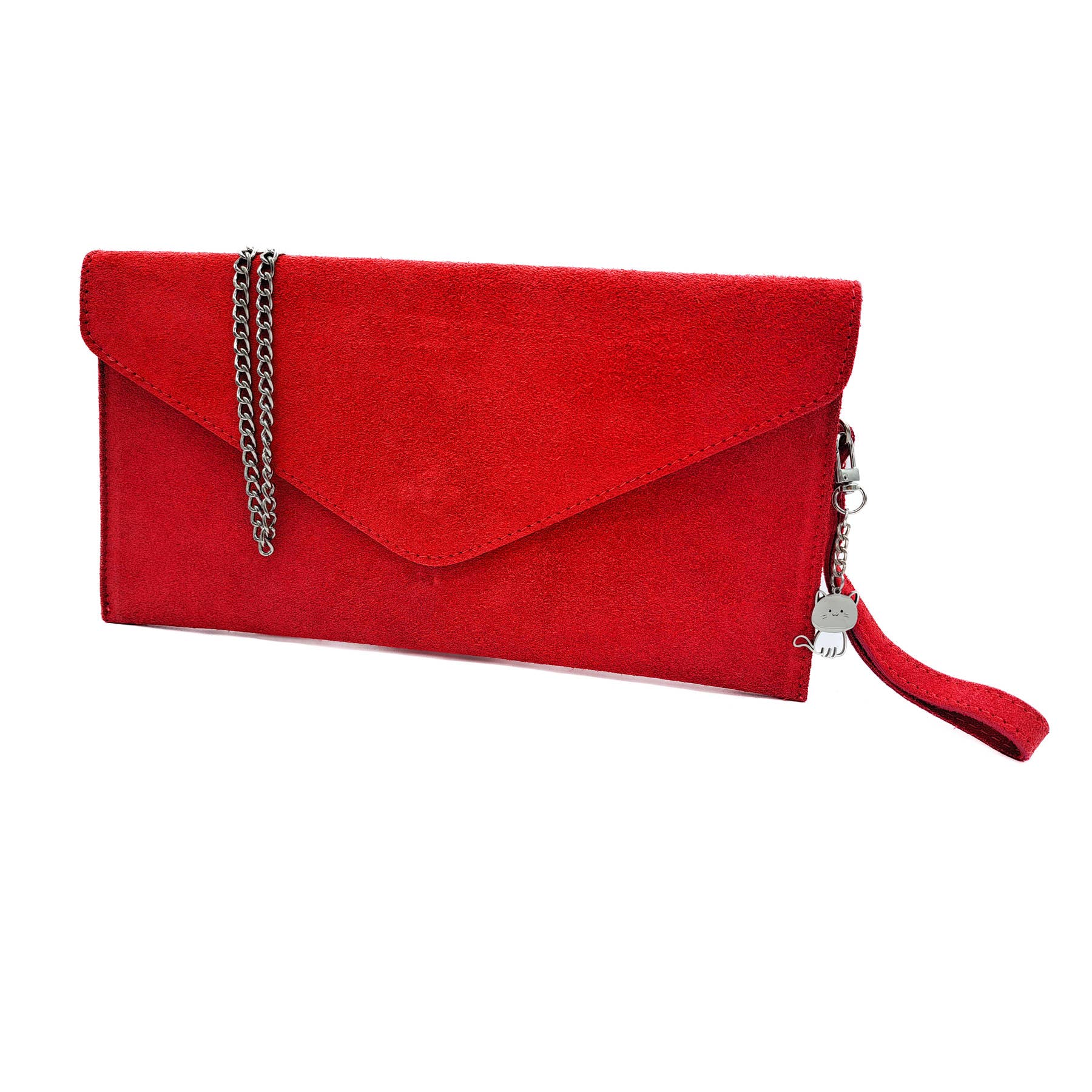 Ellas Trading - Wholesale Clutch Bag - Women's - Italian Suede Envelope Clutch Messenger Handbag5
