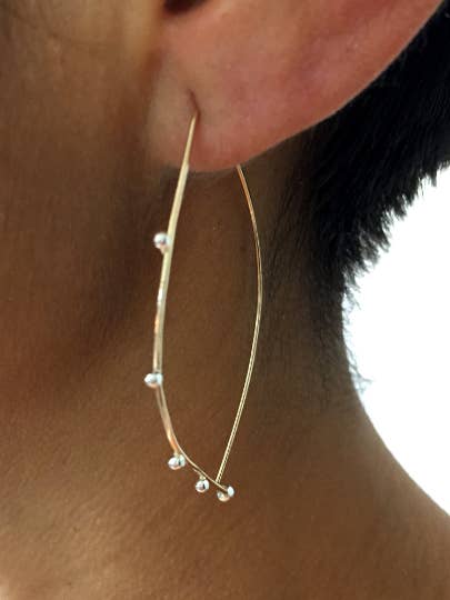 Large Bulb Hoops for wholesale by YedOmi Jewelry
