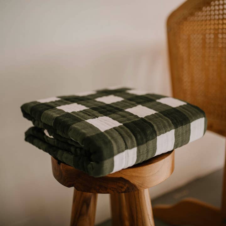 Parker Baby Co. - Wholesale Quilt - Kids & Baby - Green Buffalo Quilt7