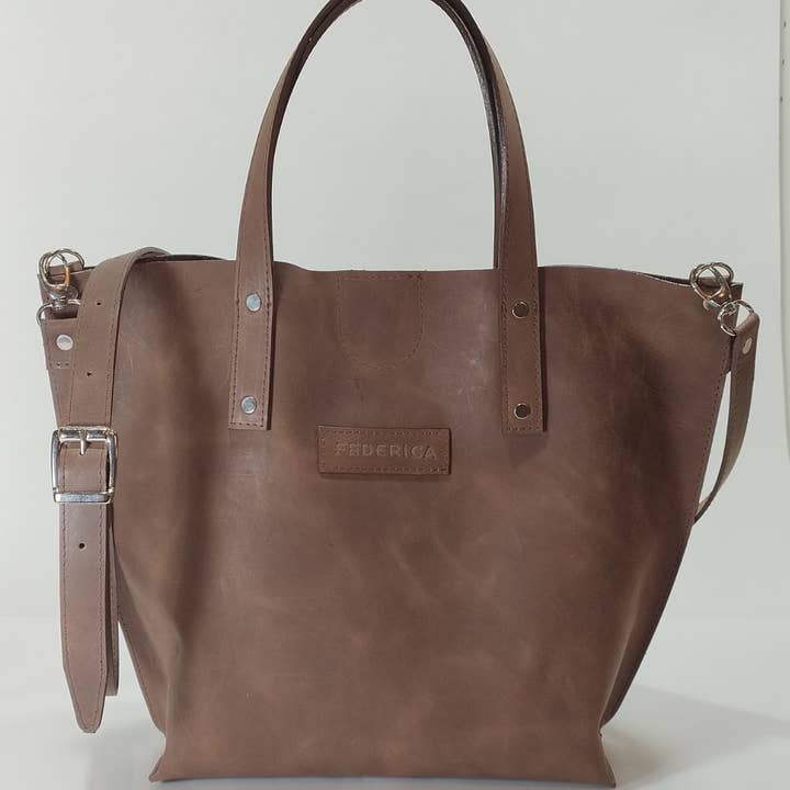 Sac fourre-tout en cuir Tilcara Small pour la vente par Nedibros