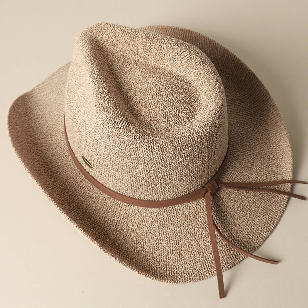 Fashion City – wholesale Cowboy Hat – Women’s – Solid Color Terry Cloth Cowboy Panama Adjustable Sun Hat
22