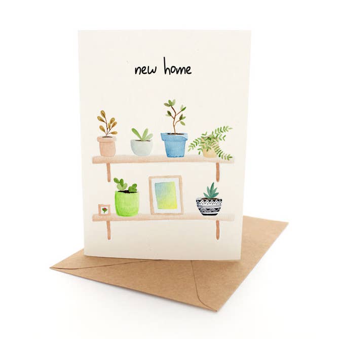 House Plants - Greeting Card for wholesale by Pleasant Tree