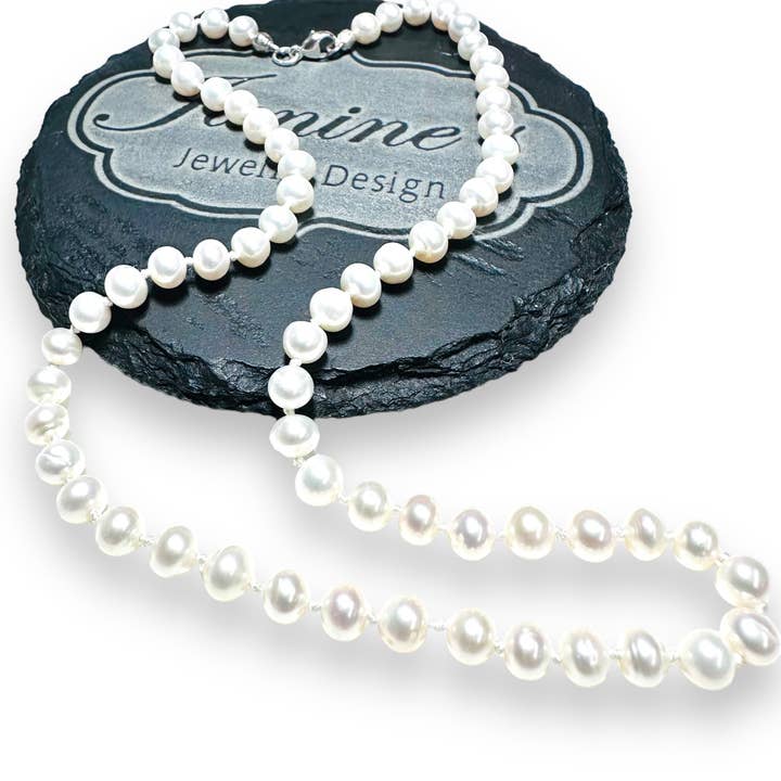 Classic Pearl Necklace for wholesale by Janine’s Jewelry Design