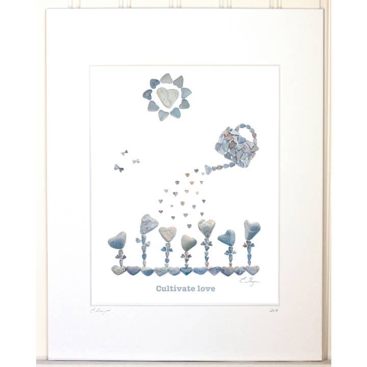 Love art | Cultivate love art print for wholesale by Love Rocks Me®
