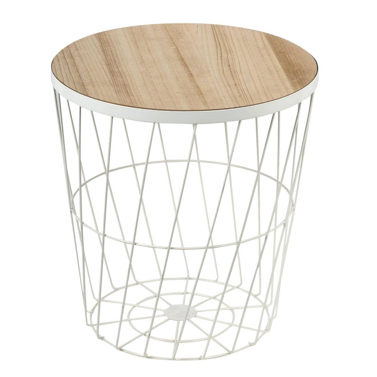 Truu Design - Wholesale Side Table - Truu Design Wire Side Table, 15"D x 16"H, three colors6