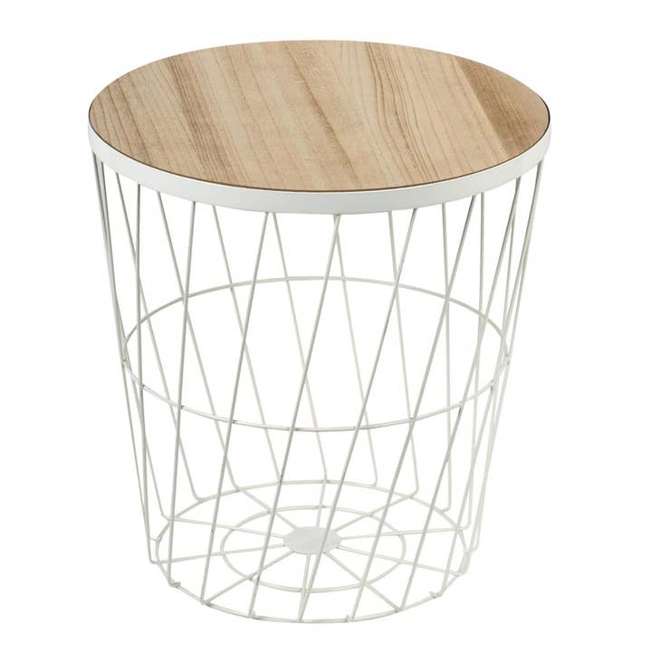 Truu Design - Wholesale Side Table - Truu Design Wire Side Table, 15"D x 16"H, three colors6