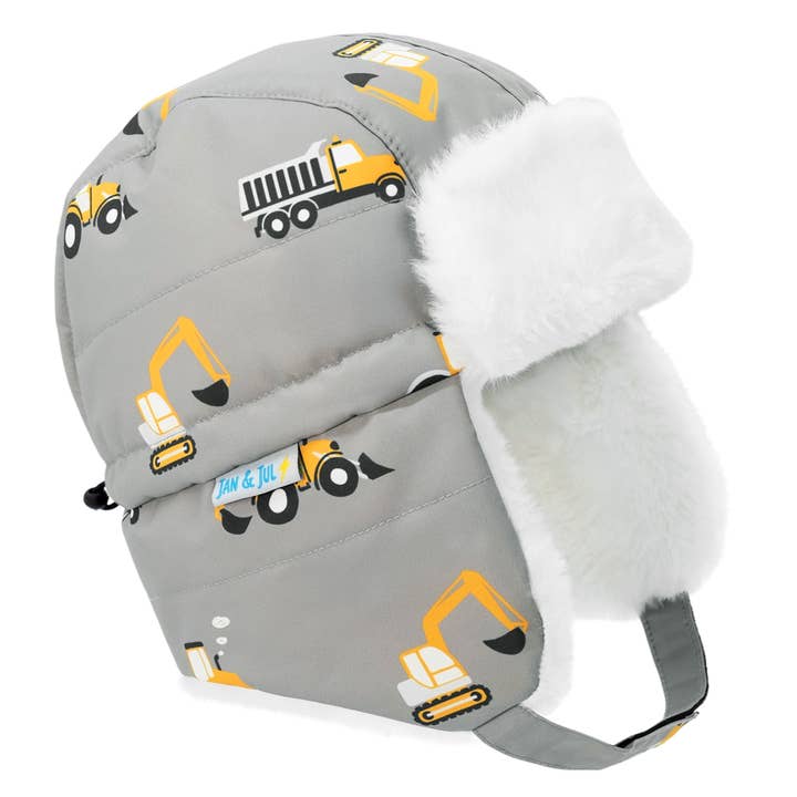 Grey Construction | Toasty-Dry Trapper Hat for wholesale by Jan & Jul