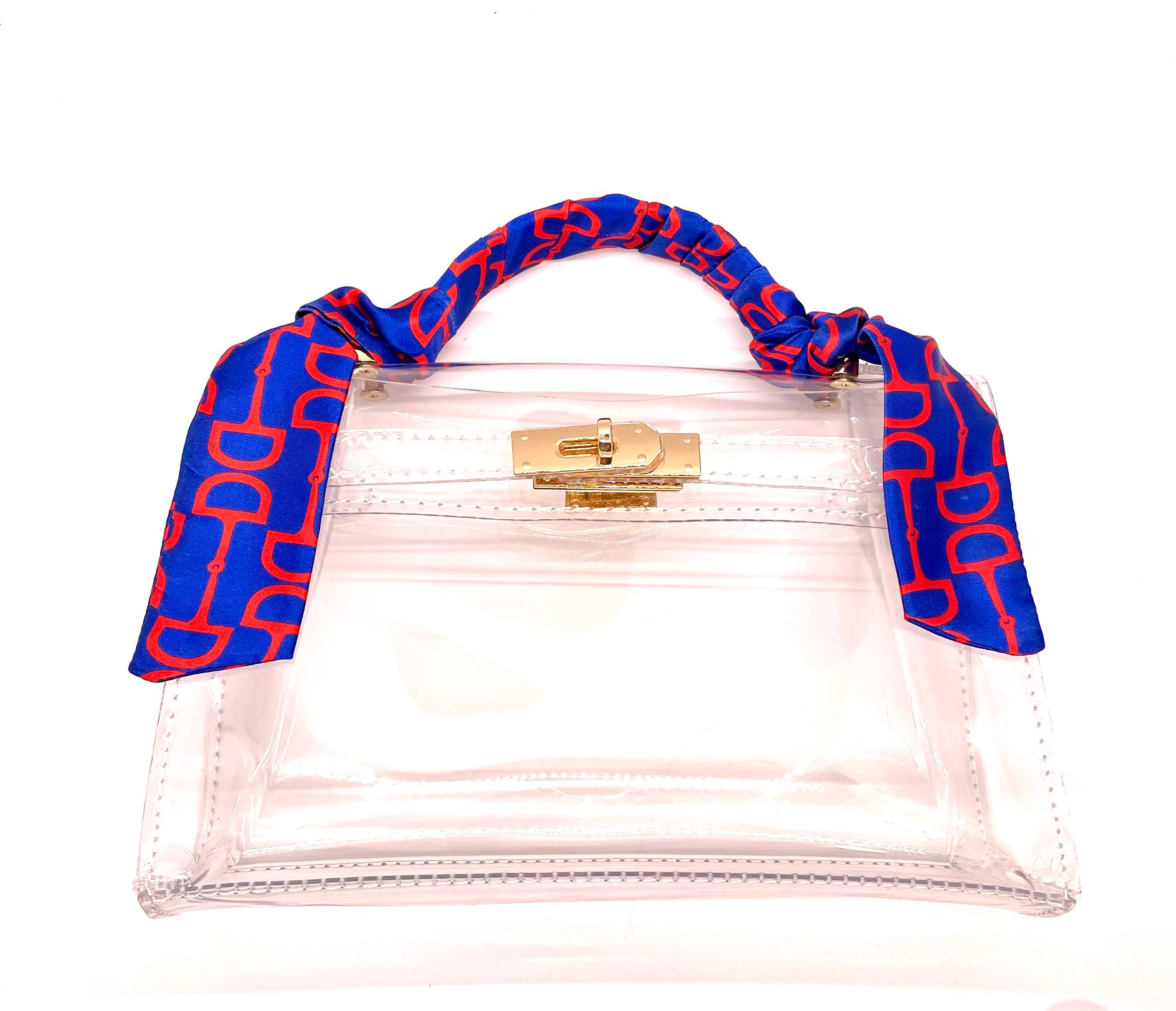 Gameday Luxe - Wholesale Top Handle Bag - Women's - The Mini Andrea Clear Bag (Clear is in stock)1