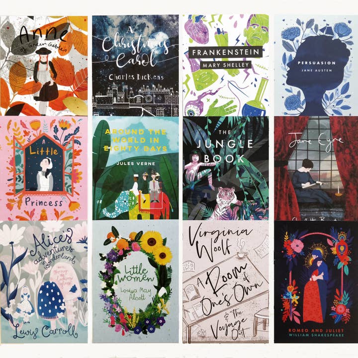 Bookishly - Wholesale Postcard Set - Book Cover Postcard Set