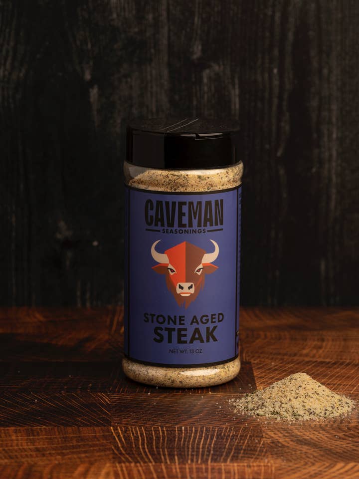 Steak à l'âge de pierre pour la vente par Caveman Seasonings