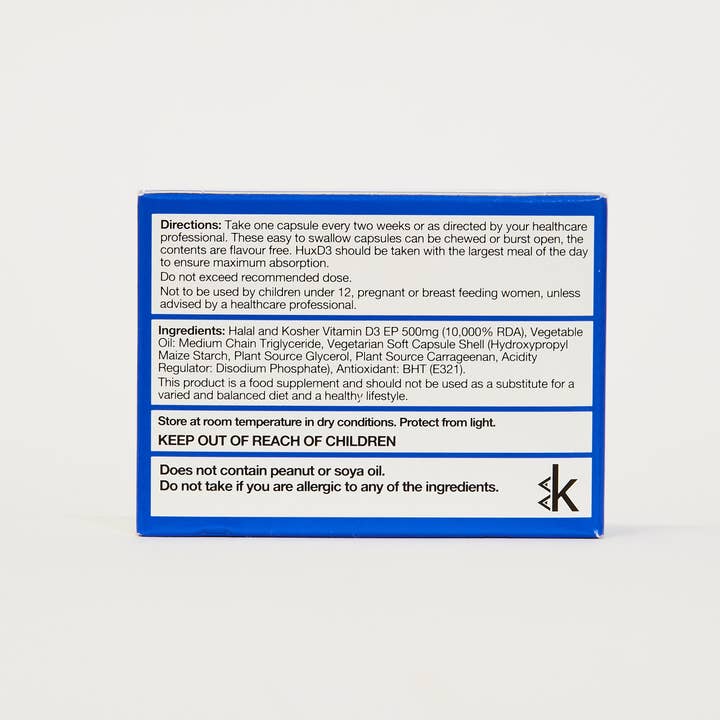 Huxley Europe - Vendita all'ingrosso Vitamine/integratori orali - Huxley Europe HUxD3 20.000 30 capsule 2