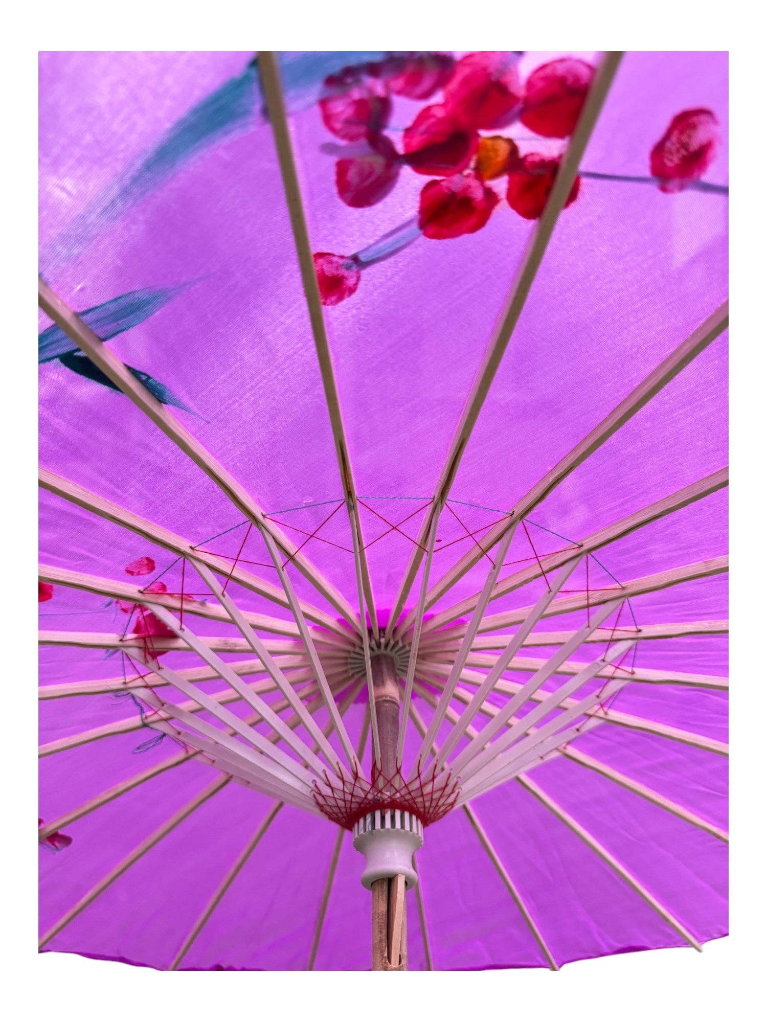 ASSORTED Traditional Floral Sunshade Oilpaper Umbrella UM5044-C (12PC) for wholesale on Faire8