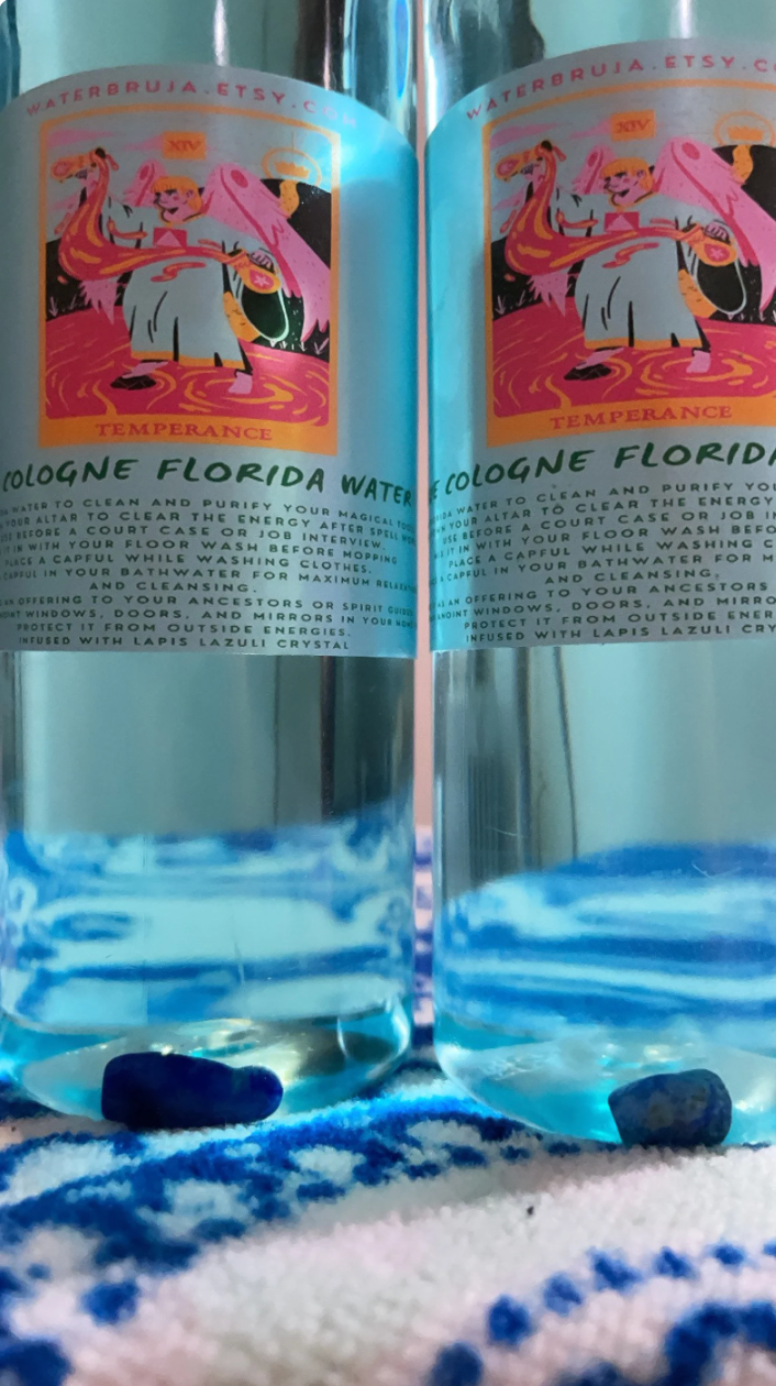 WaterBruja - Wholesale Cologne spray - Blue Cologne Florida Water, Lapis Lazuli, Magic Water3