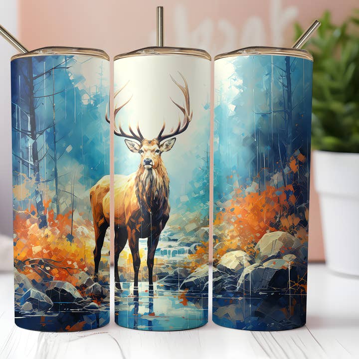 Hello Sunshine Boutique - Wholesale Insulated mug/tumbler - Deer Tumbler0