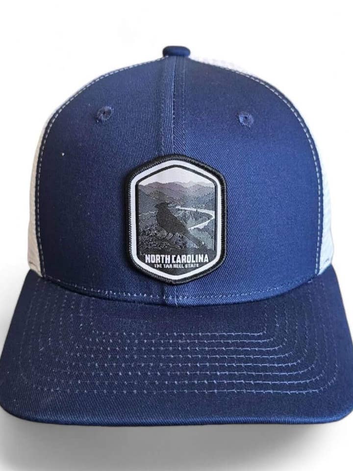 North Carolina Tar Heels Hat - Adjustable Snapback Trucker Cap NCAA College Basketball Apparel for wholesale by Moove Headwear