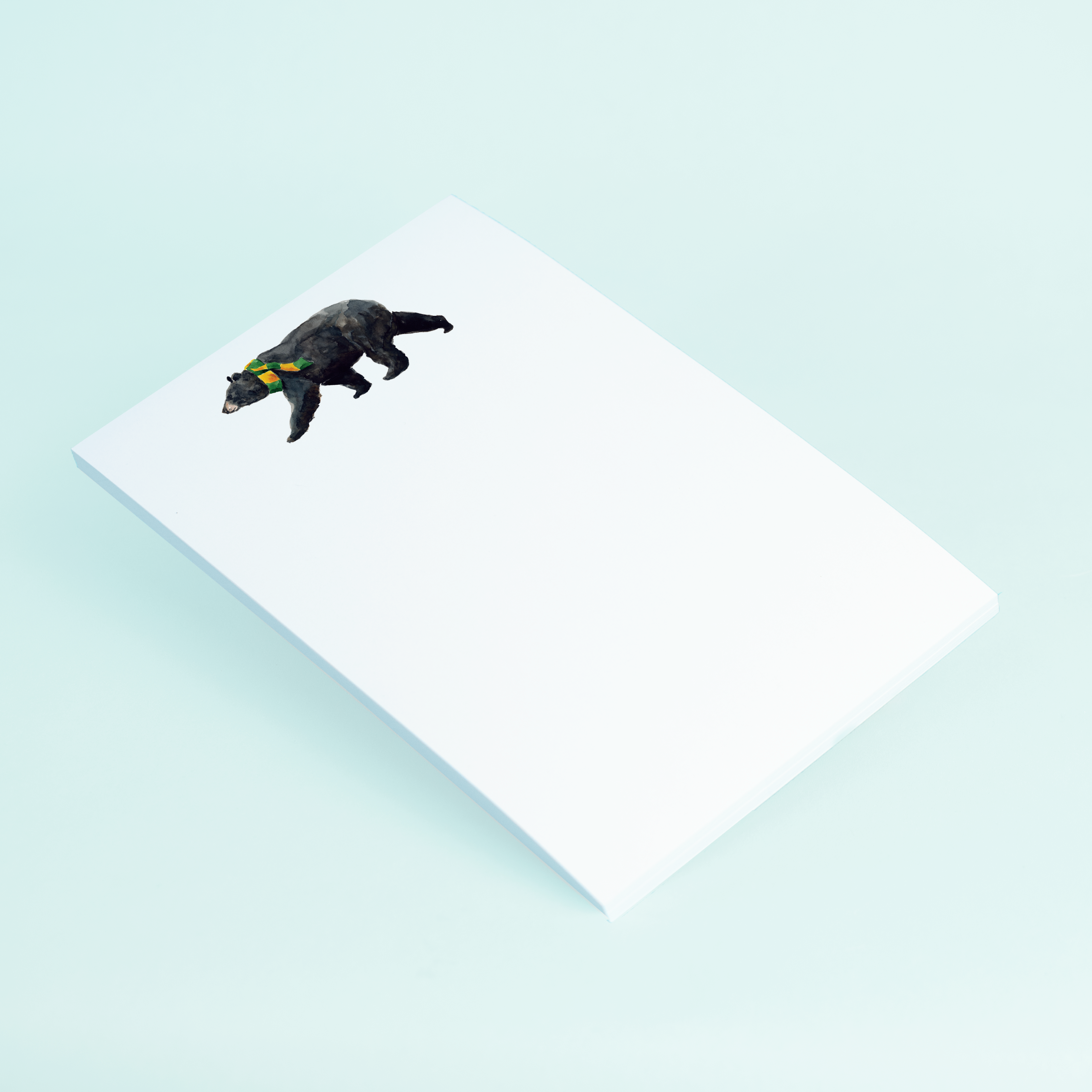 Taylor Paladino - Wholesale Notepad - Black Bear Watercolor Notepad1