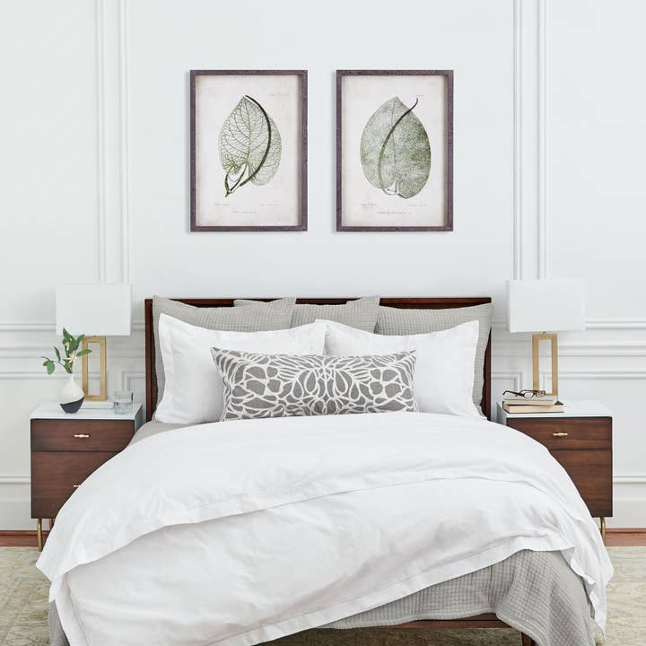 Napa Home & Garden - Wholesale Gallery Wall Set - Cordate Leaf Study, Set Of 2